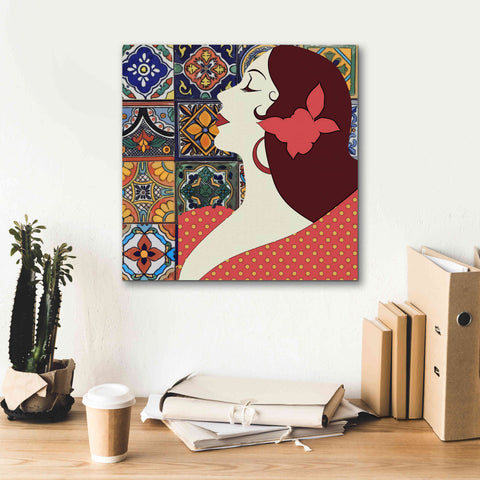 Image of 'Senorita 1' by Karen Smith Giclee Canvas Wall Art,18x18