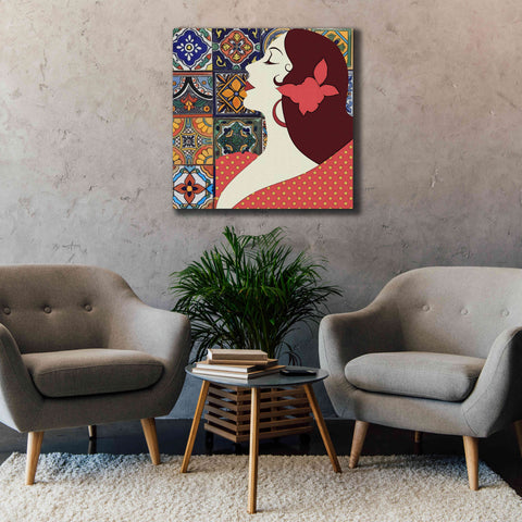 Image of 'Senorita 1' by Karen Smith Giclee Canvas Wall Art,37x37