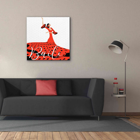 Image of 'Baile' by Karen Smith Giclee Canvas Wall Art,37x37