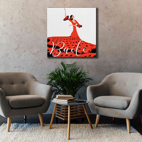 Image of 'Baile' by Karen Smith Giclee Canvas Wall Art,37x37