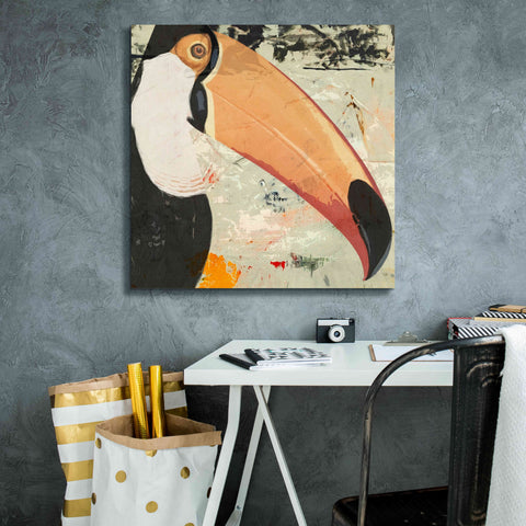Image of 'Toucan Play 2' by Karen Smith Giclee Canvas Wall Art,26x26