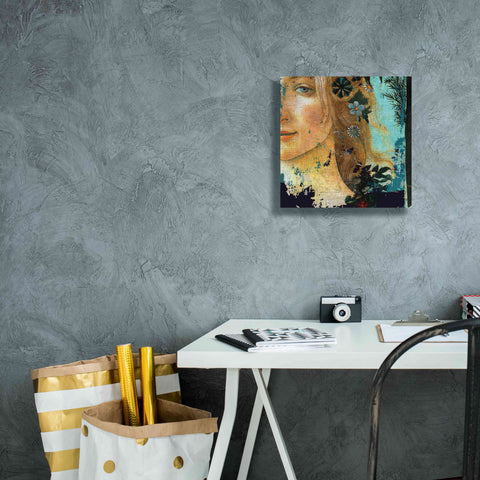 Image of 'Flower Lady' by Karen Smith Giclee Canvas Wall Art,12x12
