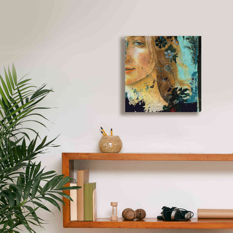 Image of 'Flower Lady' by Karen Smith Giclee Canvas Wall Art,12x12