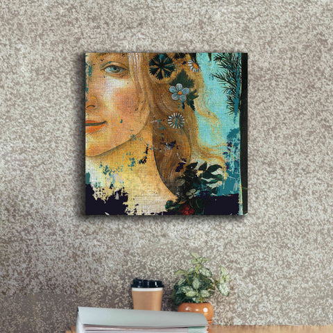 Image of 'Flower Lady' by Karen Smith Giclee Canvas Wall Art,18x18