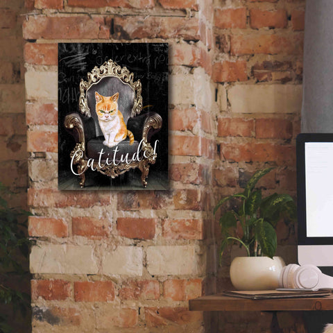 Image of 'Catitude' by Karen Smith Giclee Canvas Wall Art,12x16