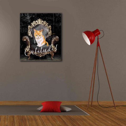 Image of 'Catitude' by Karen Smith Giclee Canvas Wall Art,26x30