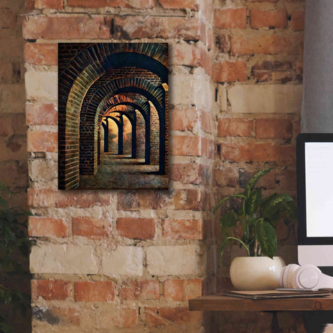 Image of 'Medieval Vaulted Cellar 1' by Ashley Aldridge Giclee Canvas Wall Art,12 x 16