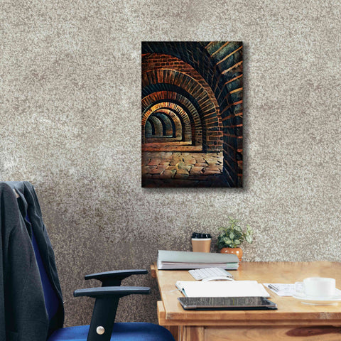 Image of 'Medieval Vaulted Cellar 2' by Ashley Aldridge Giclee Canvas Wall Art,18 x 26