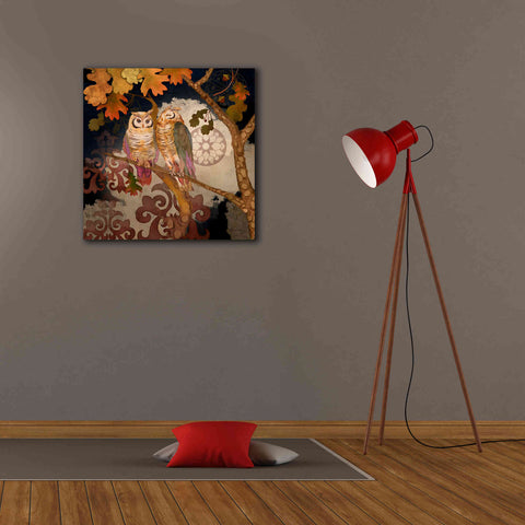 Image of 'Singing Owl' by Evelia Designs Giclee Canvas Wall Art,26 x 26