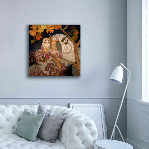 Image of 'Singing Owl' by Evelia Designs Giclee Canvas Wall Art,37 x 37