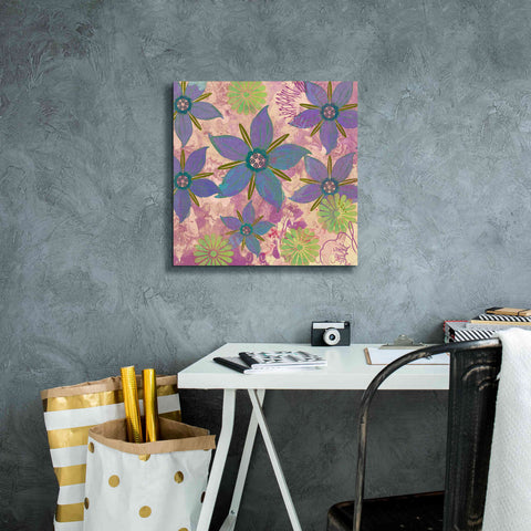 Image of 'Borage Sprites Of Sagrada' by Evelia Designs Giclee Canvas Wall Art,18 x 18