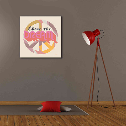 Image of 'Chase The Dream' by Evelia Designs Giclee Canvas Wall Art,26 x 26
