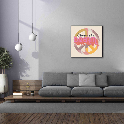 Image of 'Chase The Dream' by Evelia Designs Giclee Canvas Wall Art,37 x 37