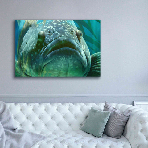 Image of 'Turquoisesplash Two' by Steve Hunziker Giclee Canvas Wall Art,60 x 40