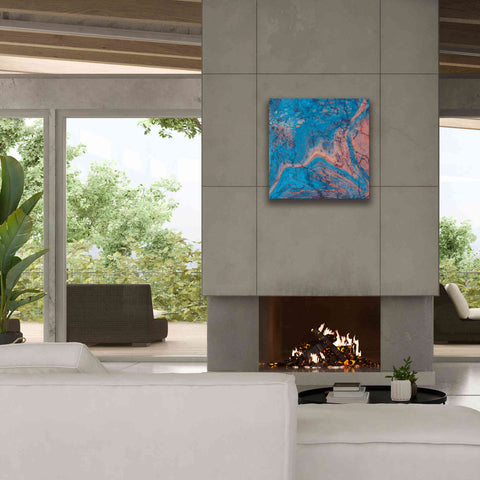 Image of 'Craquelure One' by Steve Hunziker Giclee Canvas Wall Art,26 x 26