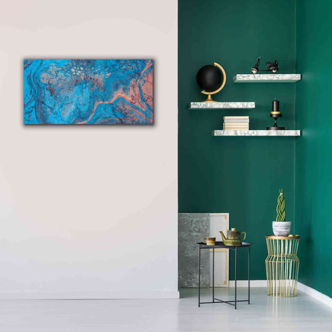 Image of 'Craquelure Three' by Steve Hunziker Giclee Canvas Wall Art,40 x 20