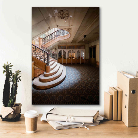 Image of 'Stairs From The Side' by Roman Robroek Giclee Canvas Wall Art,18 x 26