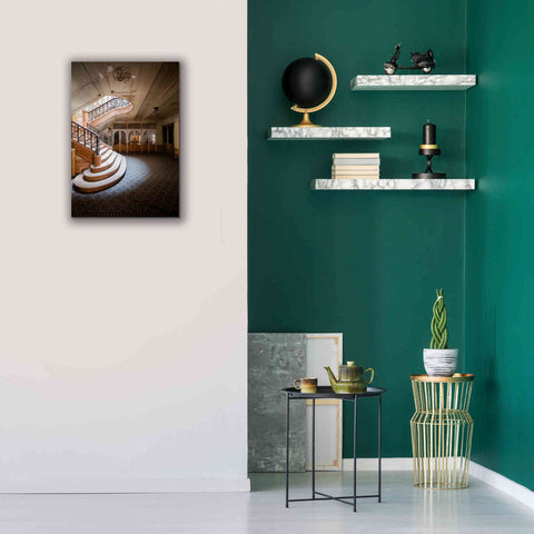 Image of 'Stairs From The Side' by Roman Robroek Giclee Canvas Wall Art,18 x 26