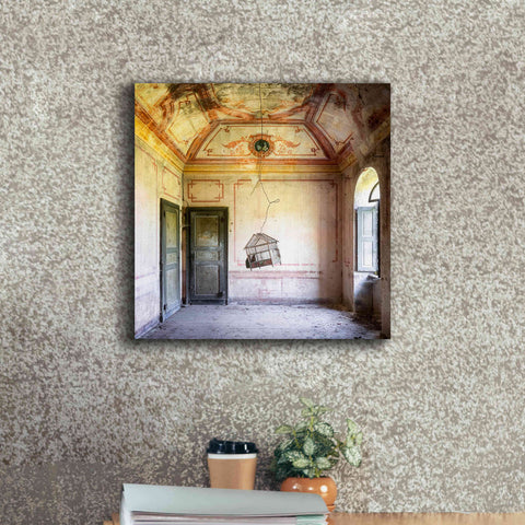 Image of 'Bird Cage' by Roman Robroek Giclee Canvas Wall Art,18 x 18