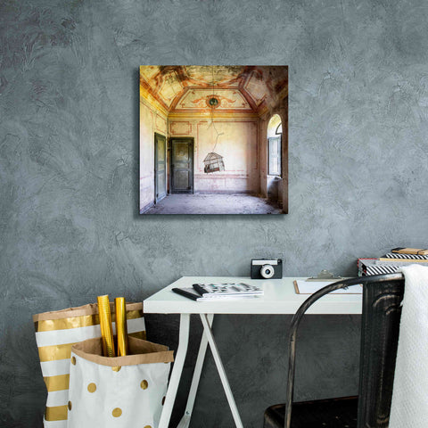 Image of 'Bird Cage' by Roman Robroek Giclee Canvas Wall Art,18 x 18