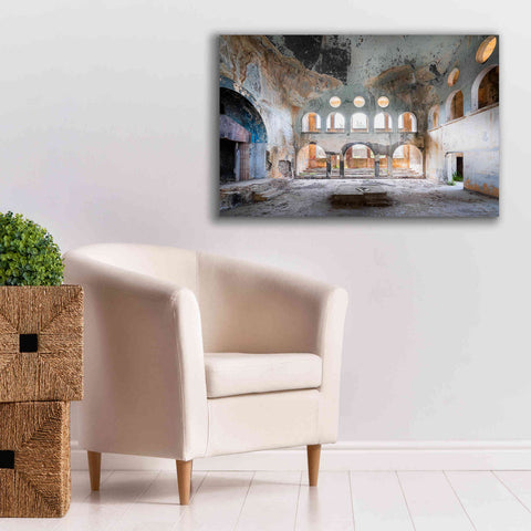 Image of 'Concrete Synagogue' by Roman Robroek Giclee Canvas Wall Art,40 x 26
