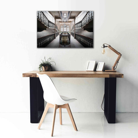 Image of 'Elegant Stairs' by Roman Robroek Giclee Canvas Wall Art,40 x 26