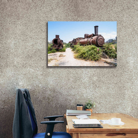 Image of 'Train Heritage' by Roman Robroek Giclee Canvas Wall Art,40 x 26