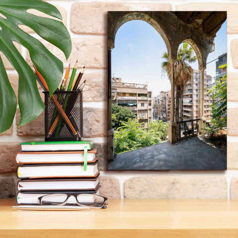 Image of 'Cityview From Balcony' by Roman Robroek Giclee Canvas Wall Art,12 x 16