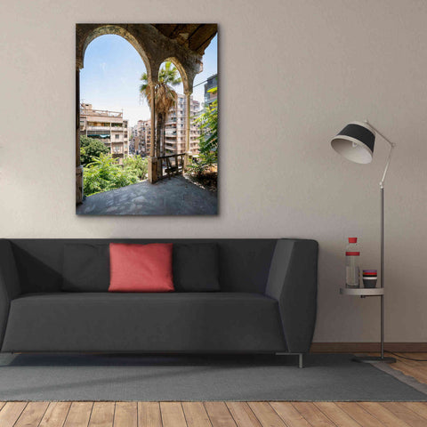 Image of 'Cityview From Balcony' by Roman Robroek Giclee Canvas Wall Art,40 x 54