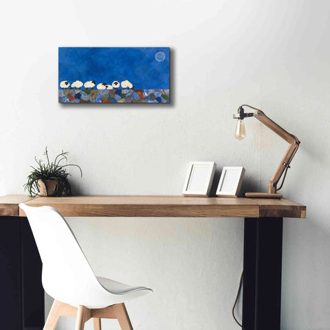 Image of 'Feeling Sheepish by Casey Craig Giclee Canvas Wall Art,24 x 12