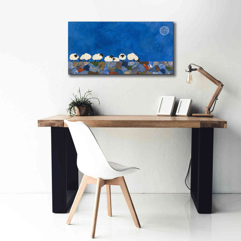 Image of 'Feeling Sheepish by Casey Craig Giclee Canvas Wall Art,40 x 20