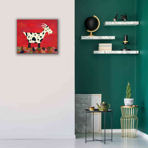 Image of 'Vincent Van Goat by Casey Craig Giclee Canvas Wall Art,24 x 20