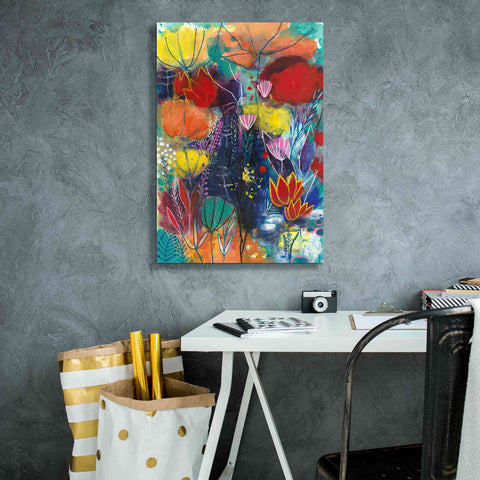 Image of 'All You Need is a Garden by Corina Capri Giclee Canvas Wall Art,18 x 26