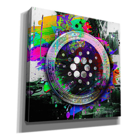Image of Epic Graffiti'Cardano Crypto Predator' by Epic Portfolio Giclee Canvas Wall Art