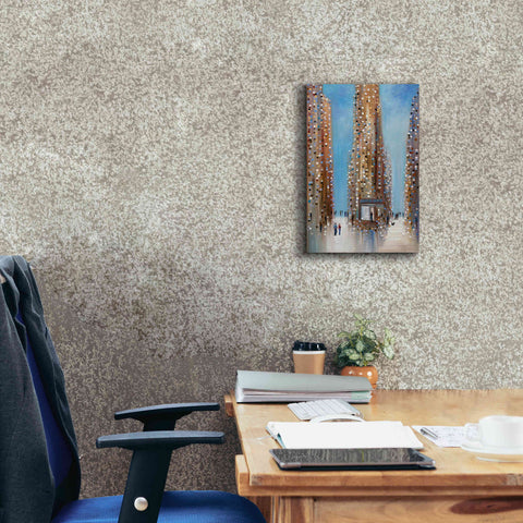 Image of 'Coffee Shop ' by Ekaterina Ermilkina Giclee Canvas Wall Art,12 x 18