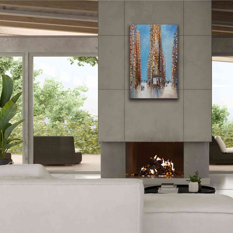 Image of 'Coffee Shop ' by Ekaterina Ermilkina Giclee Canvas Wall Art,26 x 40