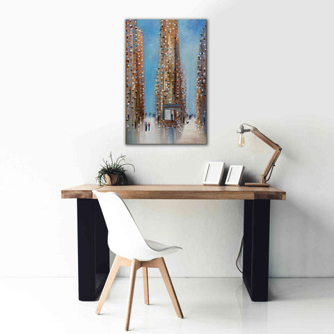 Image of 'Coffee Shop ' by Ekaterina Ermilkina Giclee Canvas Wall Art,26 x 40