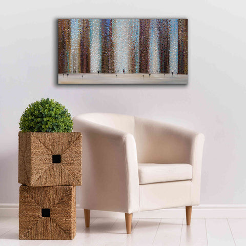 Image of 'Rain And Love' by Ekaterina Ermilkina Giclee Canvas Wall Art,40 x 20