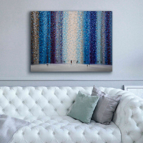 Image of 'Rainy City For' by Ekaterina Ermilkina Giclee Canvas Wall Art,54 x 40