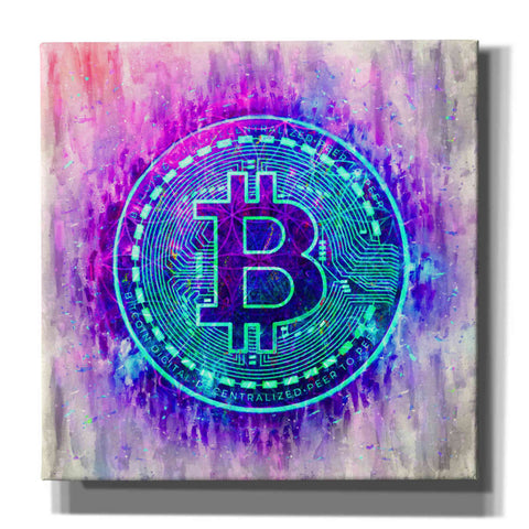 Image of 'Bitcoin Melt' by Cameron Gray Giclee Canvas Wall Art