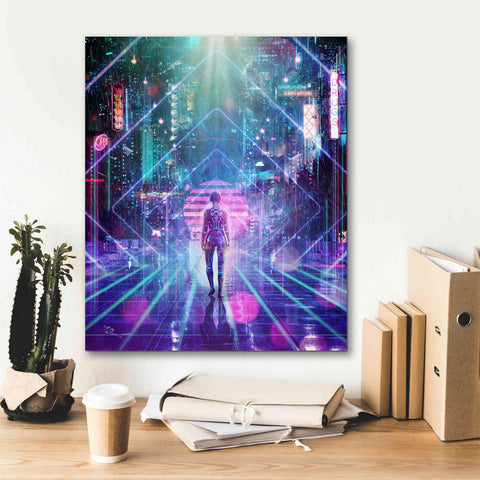 Image of 'Neon Zone' by Cameron Gray Giclee Canvas Wall Art,20 x 24