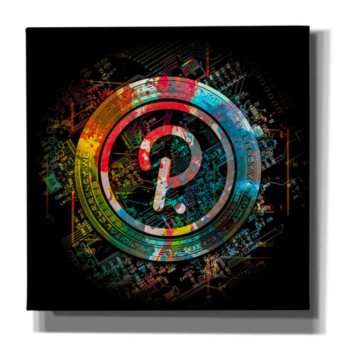 Image of 'Polkadot Crypto Power' by Epic Portfolio Giclee Canvas Wall Art