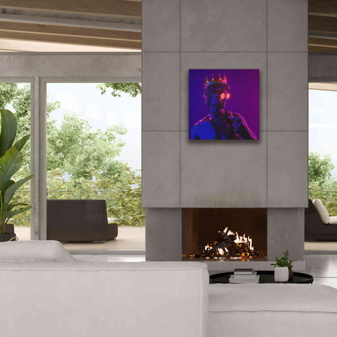Image of 'Michelangelo Bitcoin David' by Epic Portfolio, Canvas Wall Art,26x26