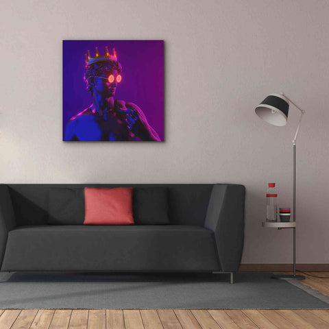 Image of 'Michelangelo Bitcoin David' by Epic Portfolio, Canvas Wall Art,37x37