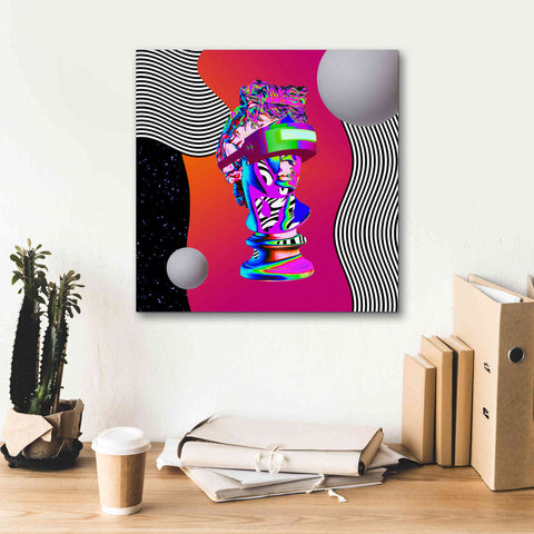 Image of 'Cyberpunk David ' by Epic Portfolio, Canvas Wall Art,18x18