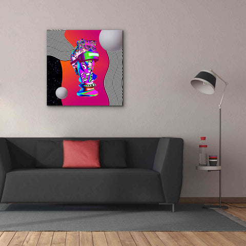 Image of 'Cyberpunk David ' by Epic Portfolio, Canvas Wall Art,37x37