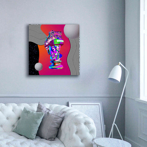 Image of 'Cyberpunk David ' by Epic Portfolio, Canvas Wall Art,37x37