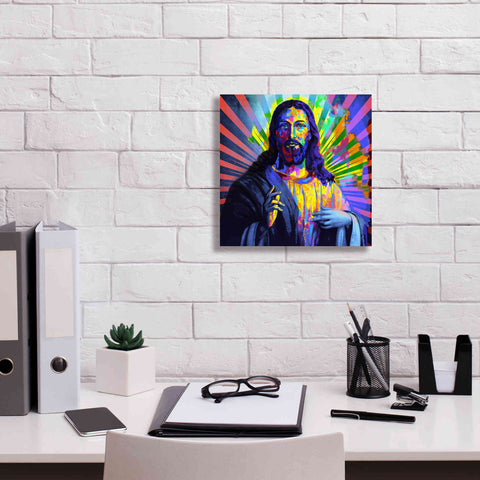 Image of 'Colorful Christ I' by Epic Art Portfolio, Canvas Wall Art,12x12