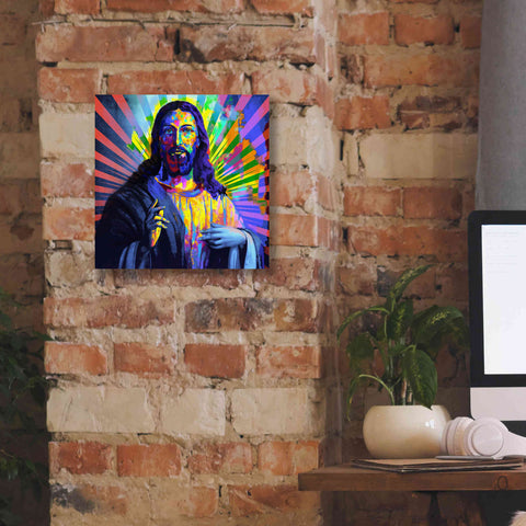 Image of 'Colorful Christ I' by Epic Art Portfolio, Canvas Wall Art,12x12