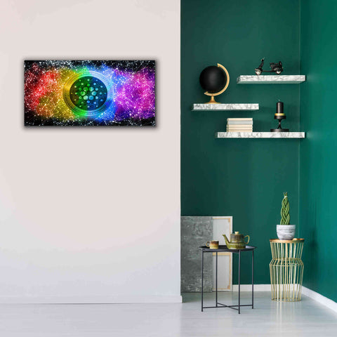 Image of 'Ada Cardano Crypto Constalation' by Epic Portfolio, Giclee Canvas Wall Art,40x20